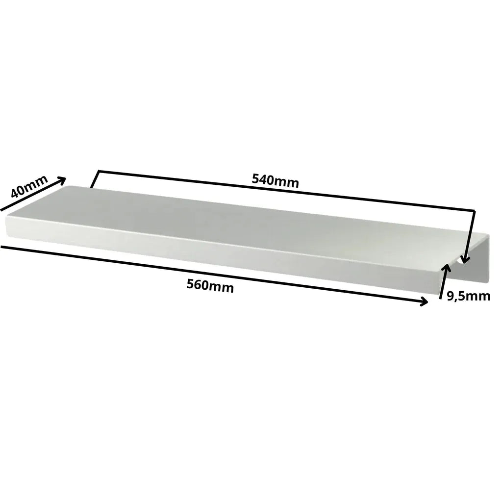 Edge Grip Round Profile Handle 21-1/4 inch / 540 mm (22-1/16 inch / 560 mm Overall Length) - Aluminum