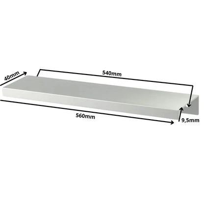 Edge Grip Round Profile Handle 21-1/4 inch / 540 mm (22-1/16 inch / 560 mm Overall Length) - Aluminum