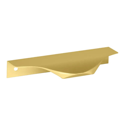 Edge Pull Round Profile Cabinet Handle 21-1/4 inch (540 mm) Center-to-Center (22 inch (560 mm) Overall Length) - Gold