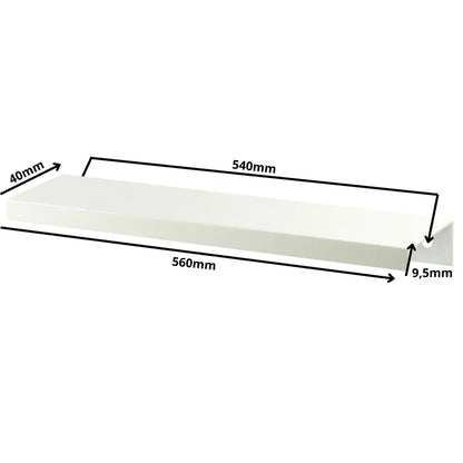 Edge Grip Round Profile Pull 21-1/4 inch (540 mm) (22-1/16 inch (560 mm) Overall Length) - White