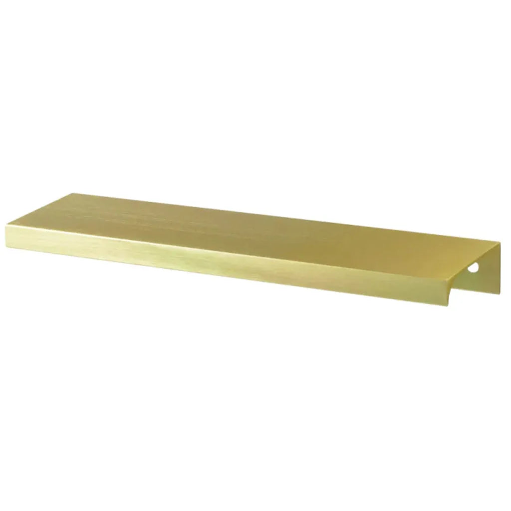 Edge Grip Round Profile Cabinet Pull 2-1/2 inch (64 mm) (3-5/16 inch (84 mm) Overall Length) - Gold