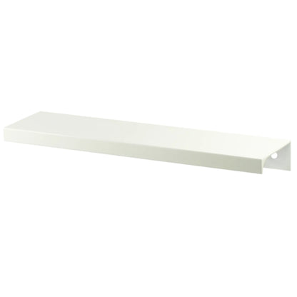 Edge Grip Round Profile Cabinet Handle 2-1/2 inch (64 mm) (3-5/16 inch (84 mm) Overall Length) - White