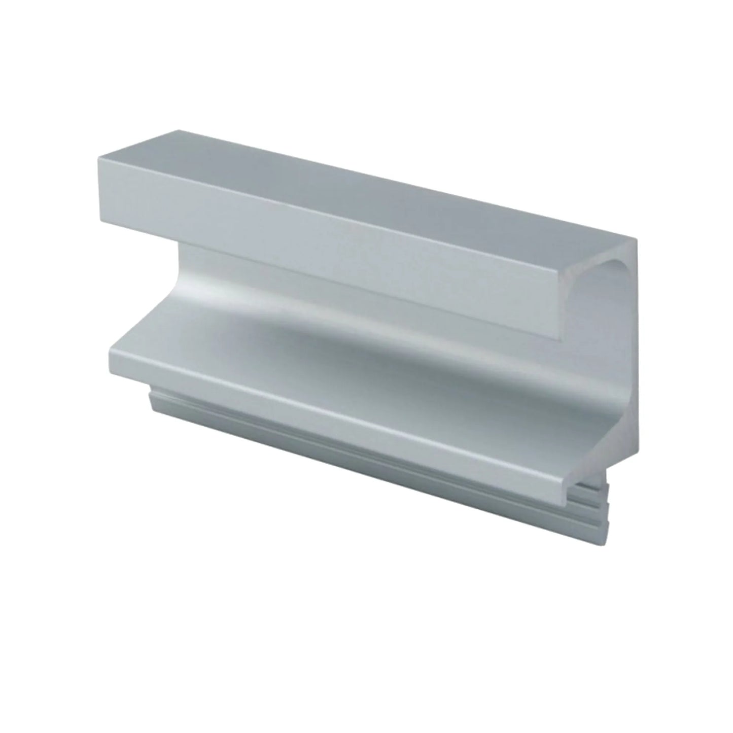 Recessed Profile T18 / 137-3/4 inch (350 cm) - Inox Anodized