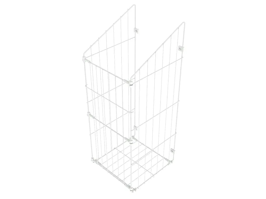 Collapsible Laundry Basket 19-11/16 inch (50 cm) - White