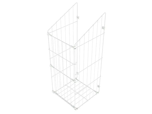Collapsible Laundry Basket 19-11/16 inch (50 cm) - White