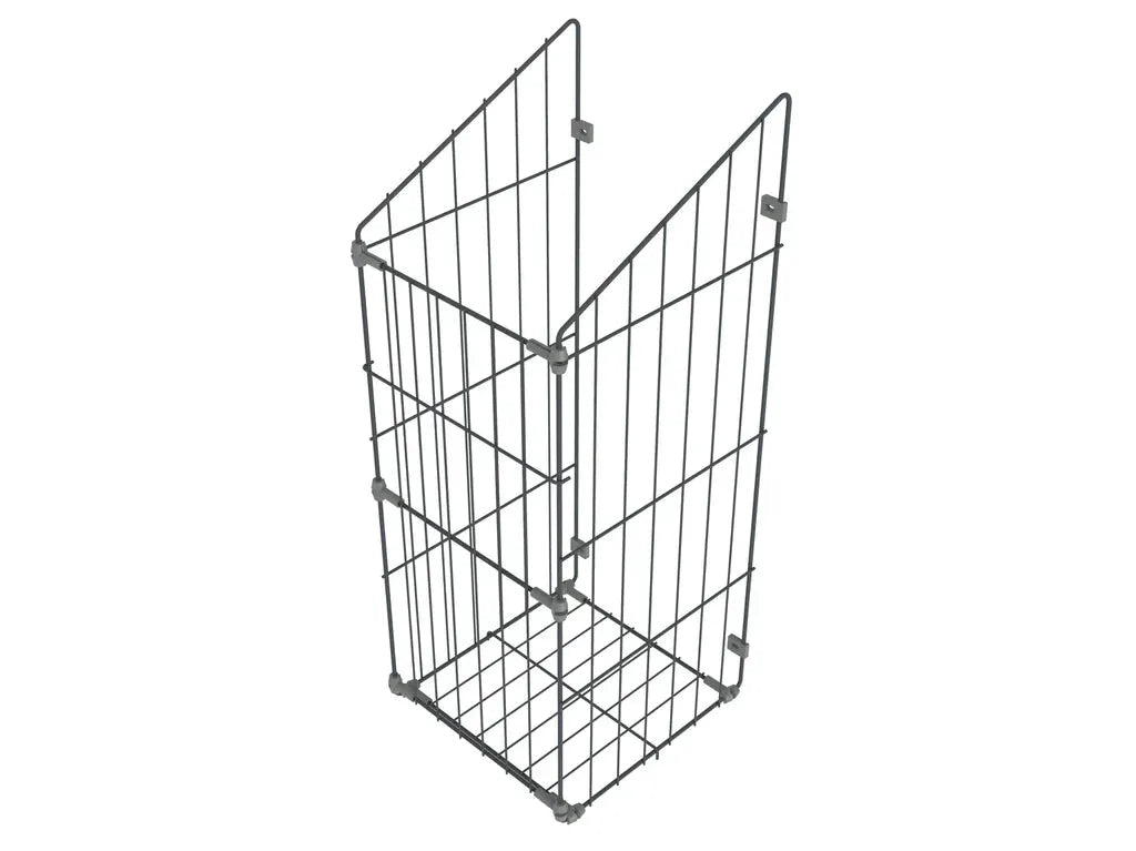 Collapsible Laundry Basket 23-5/8 inch (60 cm) - Anthracite
