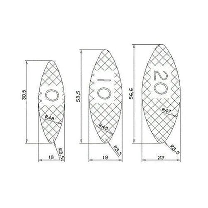 Wood Biscuit Joiners, Wood Biscuit Joints - Beechwood No. 20 - 200 pcs.