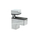 Glass & Shelf Panel Holder L-Shape I - Chrome