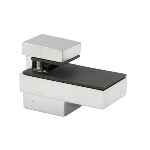 Glass & Panel Holder L-Shape - Small - Matte Chrome