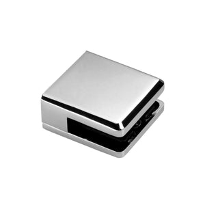 Square Glass Shelf Bracket - Chrome
