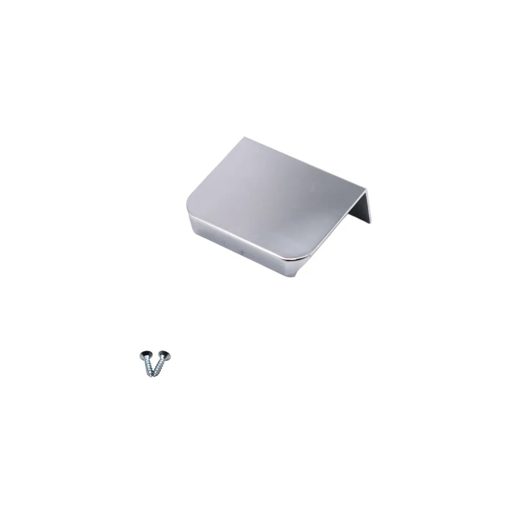 Edge Pull Profile Handle 1-1/4 inch (32 mm) Center-to-Center (2-1/16 inch / 52 mm Overall Length) - Electropolished