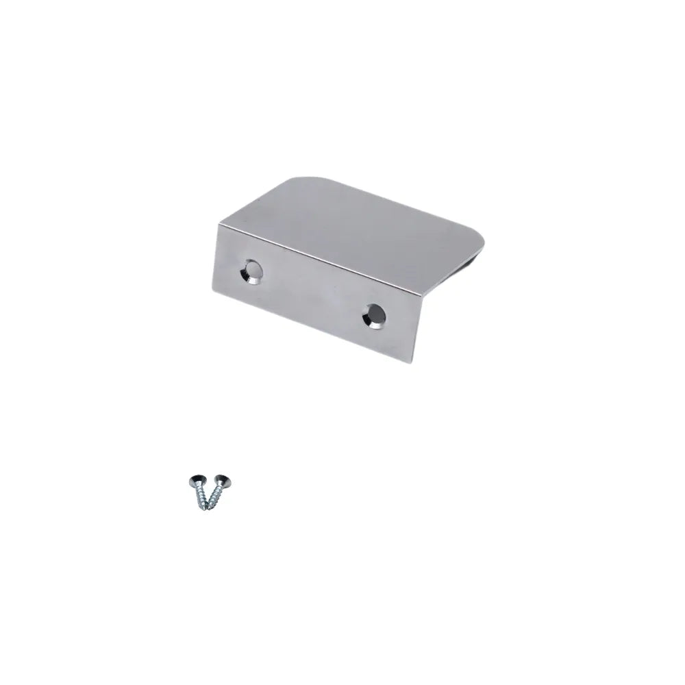 Edge Pull Profile Handle 1-1/4 inch (32 mm) Center-to-Center (2-1/16 inch / 52 mm Overall Length) - Electropolished