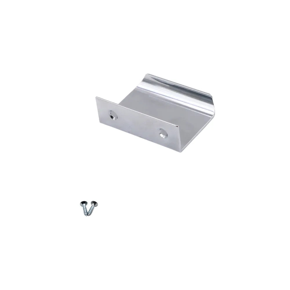Edge Pull Profile Handle 1-1/4 inch (32 mm) Center-to-Center (2-1/16 inch / 52 mm Overall Length) - Electropolished