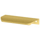 Rounded Edge Profile Cabinet Handle 12-5/8 inch (320 mm) (13-3/8 inch (340 mm) Overall Length) - Gold