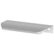 Rounded Edge-Mount Profile Pull 3.75 inch (96 mm) Hole Centers (4-9/16 inch / 116 mm Overall Length) - Aluminum
