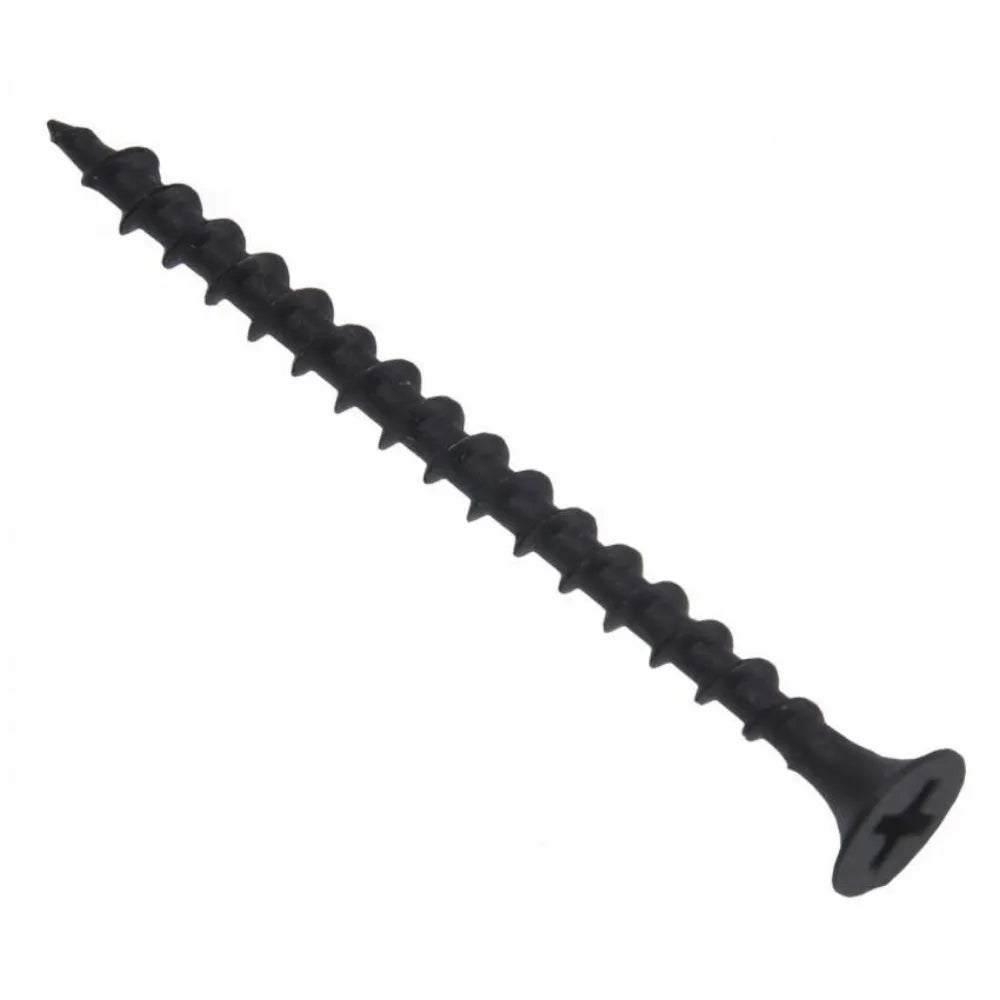 Phillips PH2 Wood Screws 1/8 inch x 2-1/8 inch (3.5 x 55 mm) Black (500 Pack)