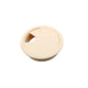Plastic 60mm Desk Grommet, Ivory
