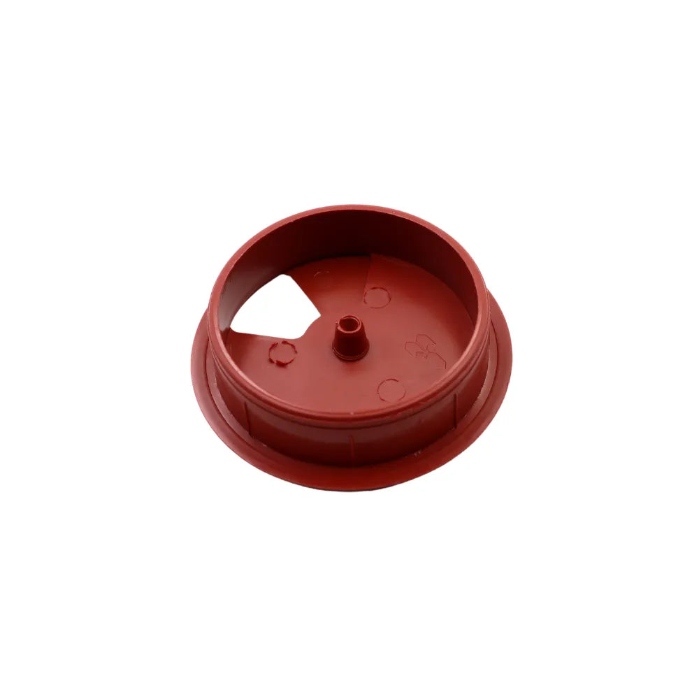 Plastic 60mm Desk Grommet, Red Wood