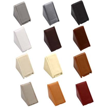 Cabinet corner braces plastic - Mahogany 100pcs