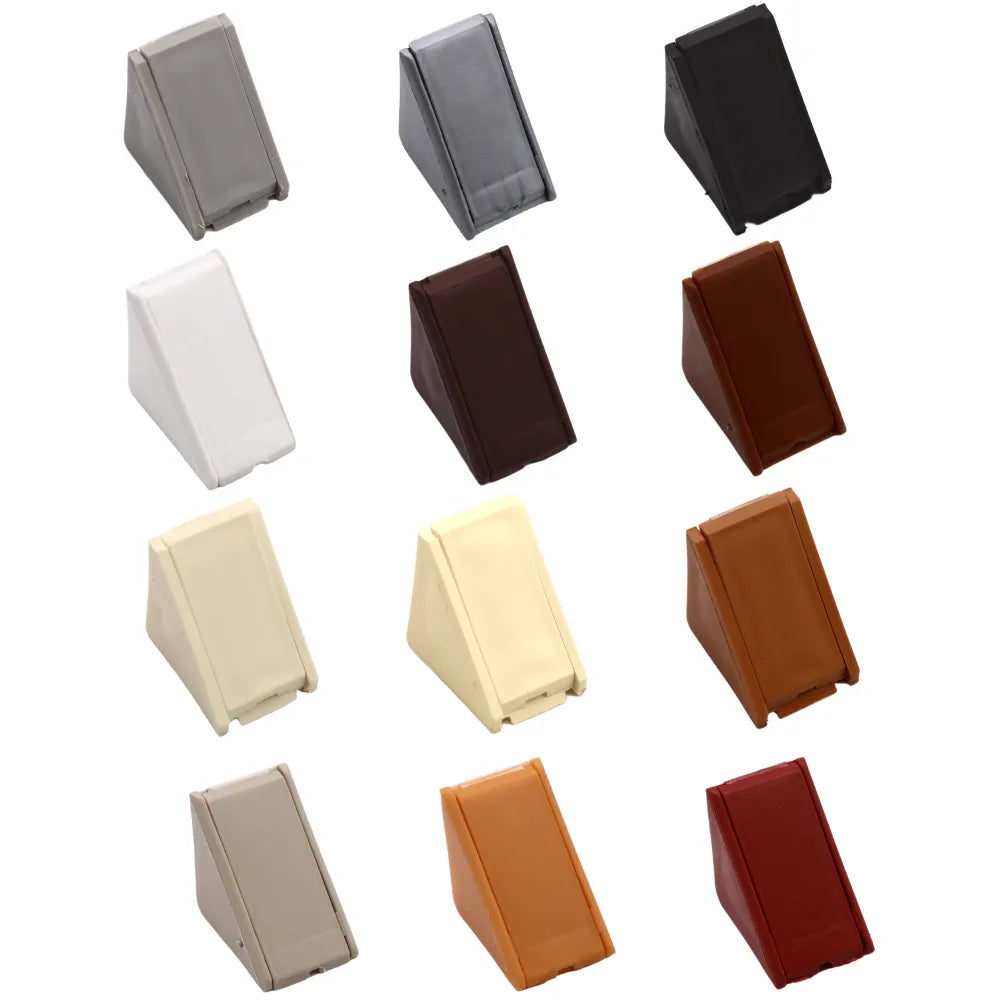Cabinet corner braces plastic - Mahogany 200pcs
