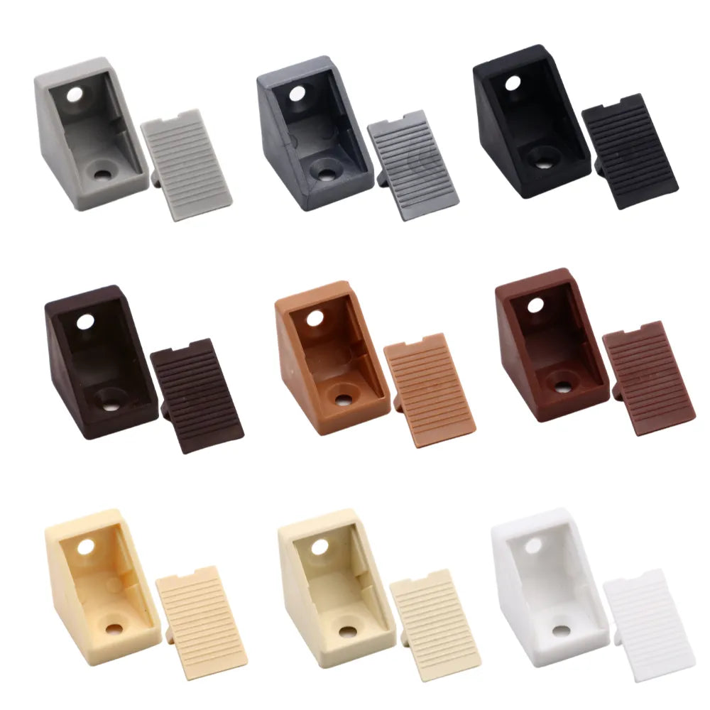 Plastic Corner Bracket with Separate Cover Cap