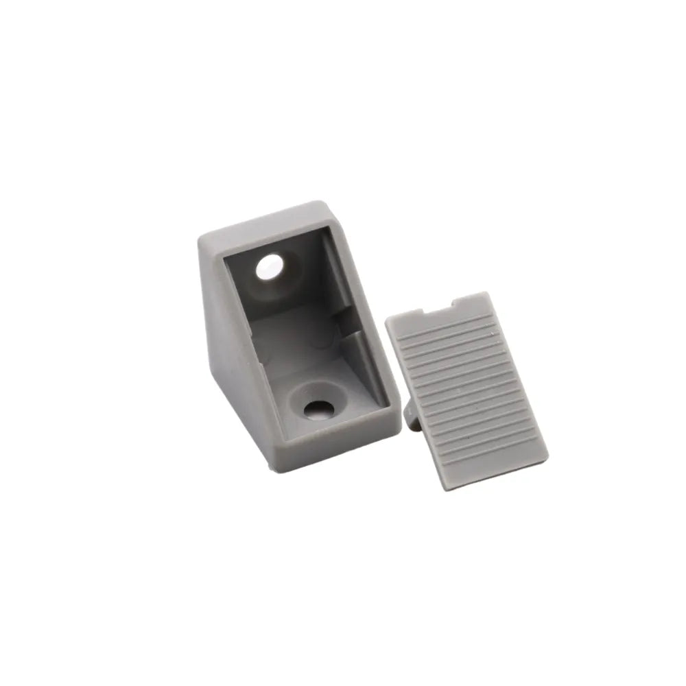 Plastic Corner Bracket with Separate Cover Cap
