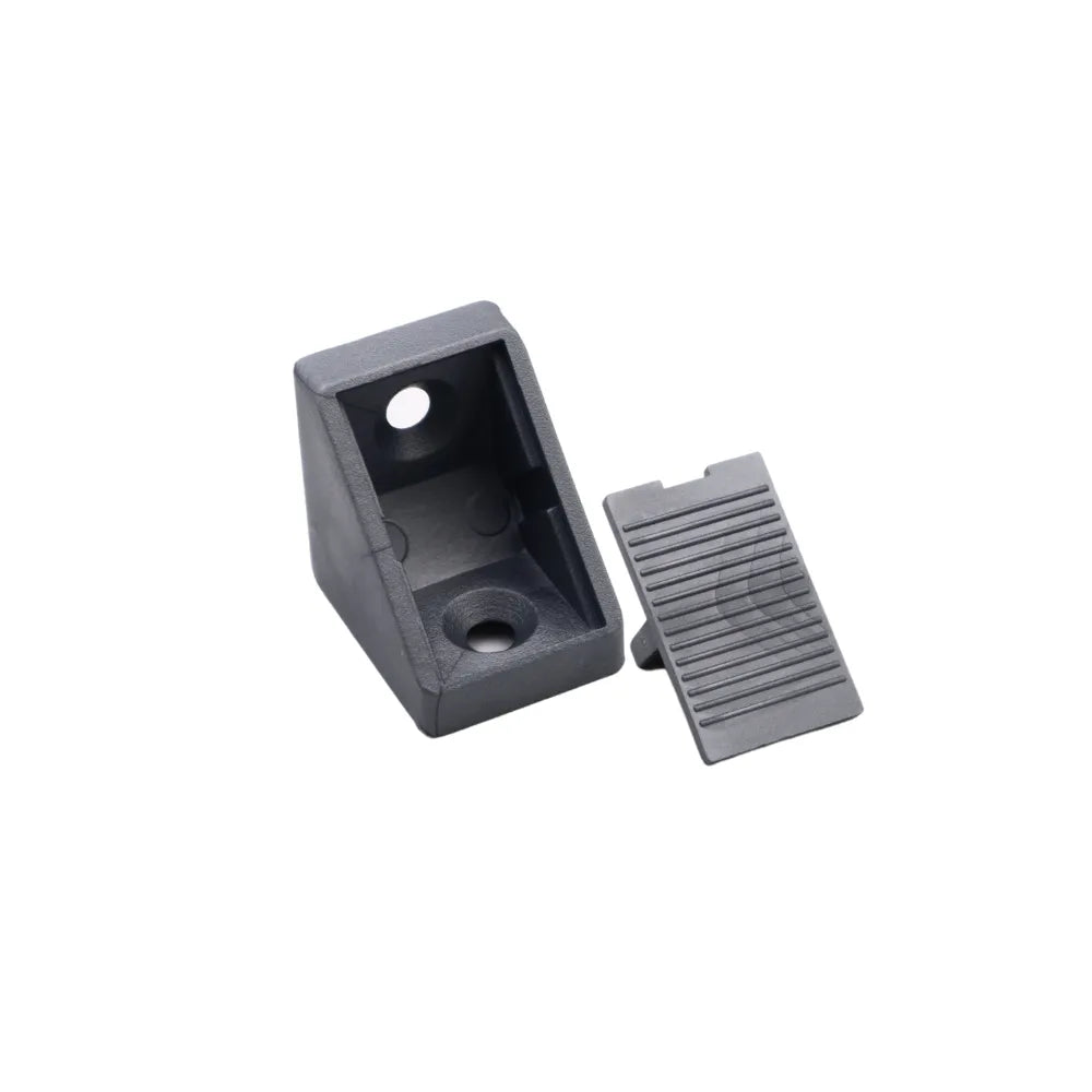 Plastic Corner Bracket with Separate Cover Cap