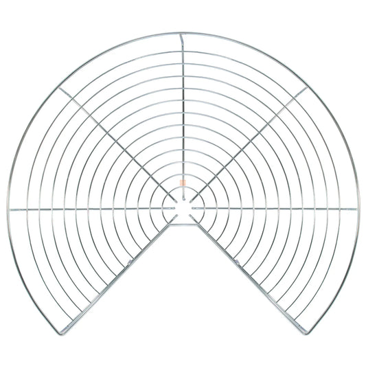 2 Tier Corner Rotating Baskets 3/4 - 23-5/8 inch - Chrome