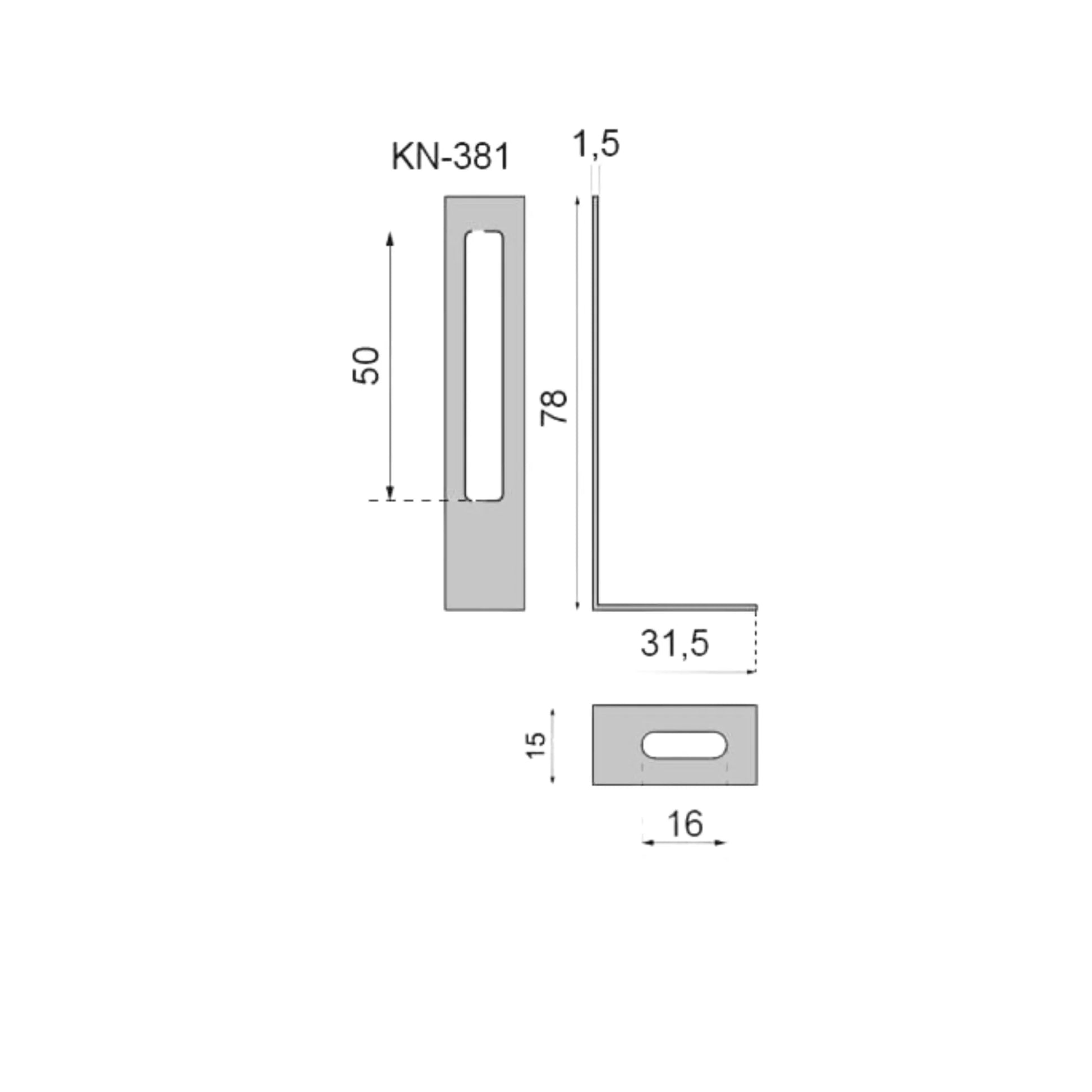 Metal Corner Bracket - Sheet Steel