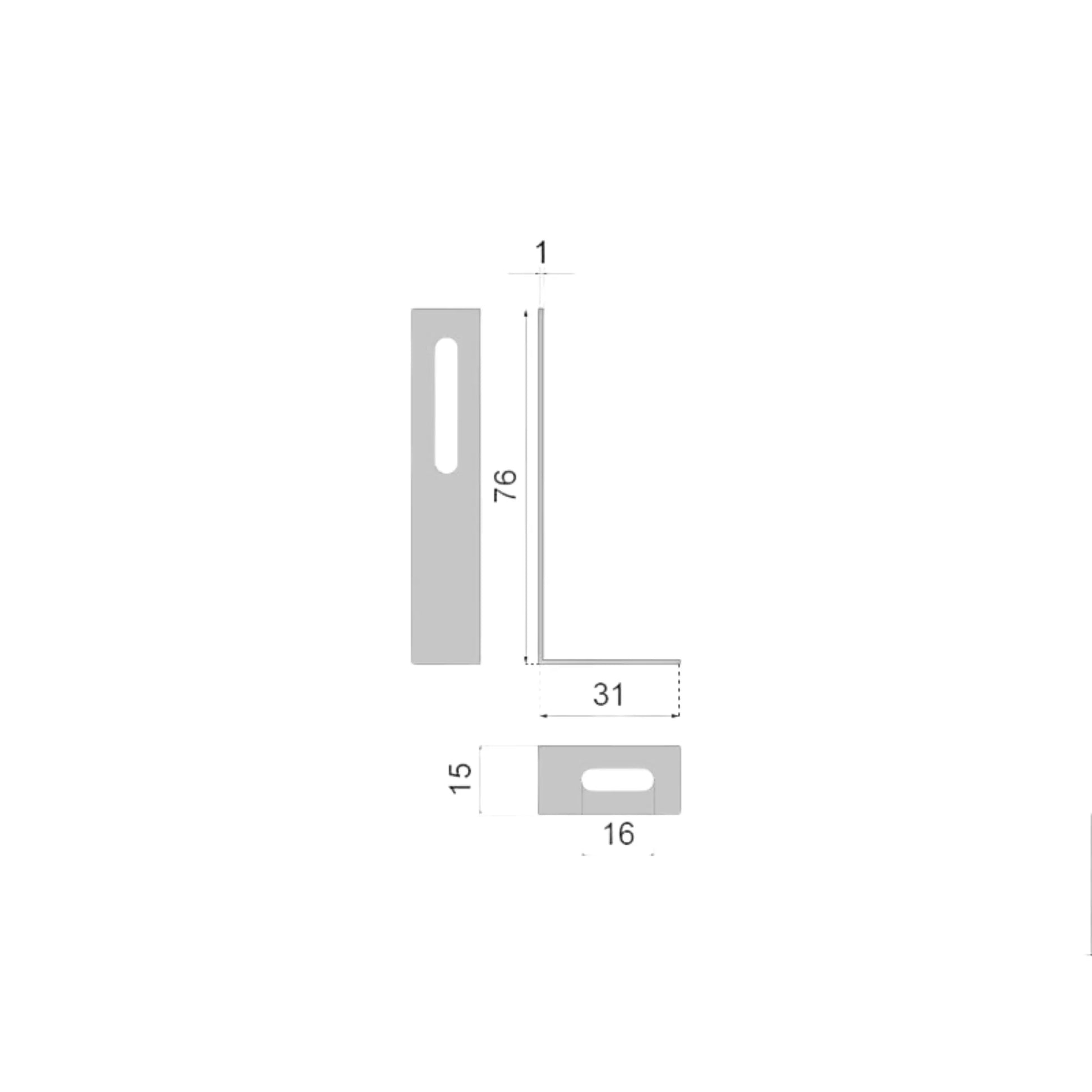 Metal Corner Braces & Shelf Brackets - Zinc