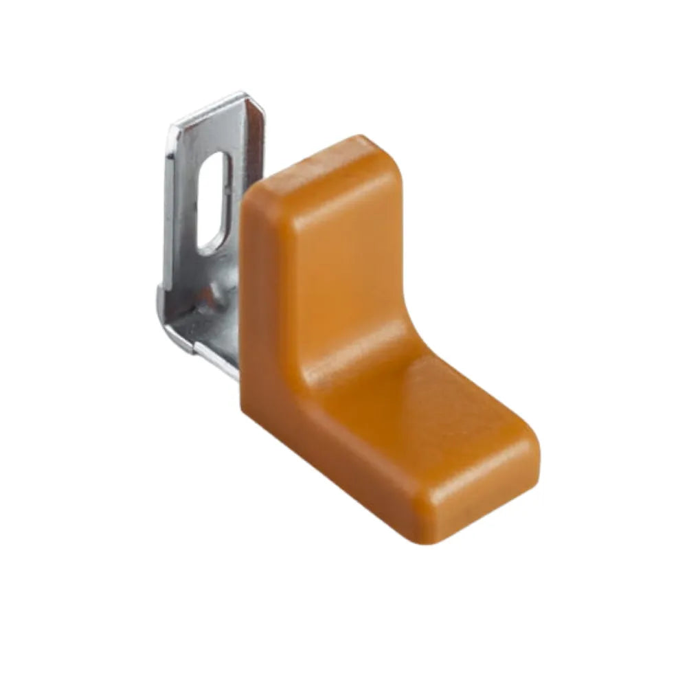 Metal Corner Shelf Bracket with Plastic Cover Cap - Alder