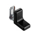Metal Corner Bracket with Plastic Cover - Black