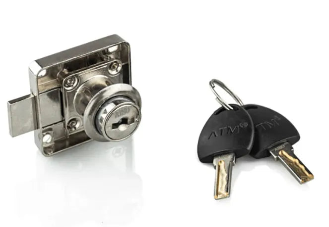 Cylinder Furniture Lock ZB-300/S1 Keyed Alike - Chrome Plated