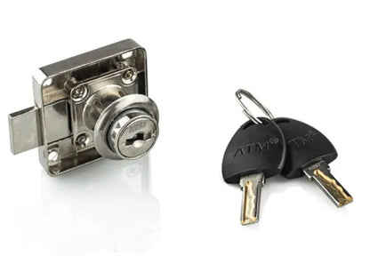Cylinder Furniture Lock ZB-300/S1 Keyed Alike - Chrome Plated