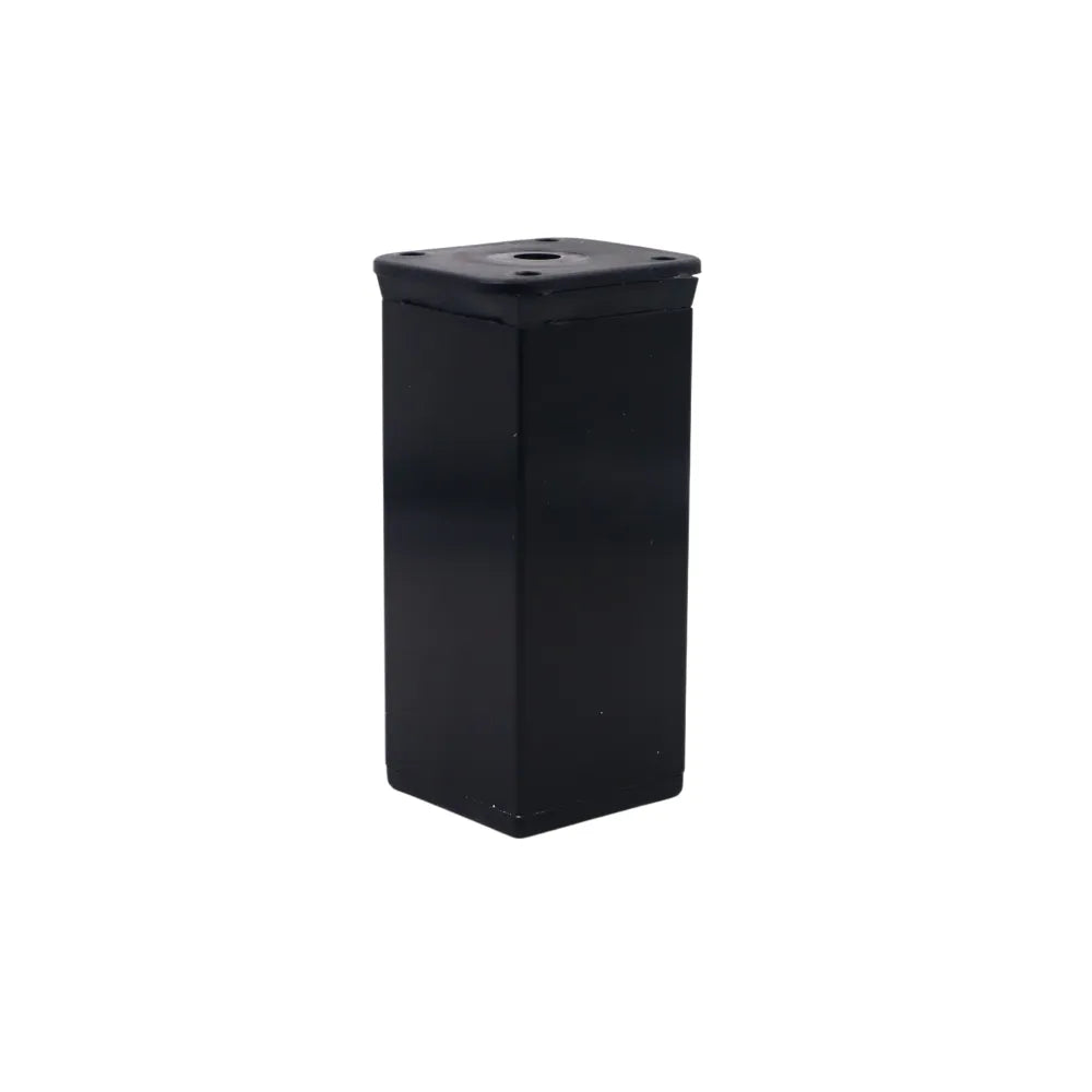 Square Furniture Legs 1-9/16 x 1-9/16 inch (40 x 40 mm) - 4 inch (100 mm) - Black
