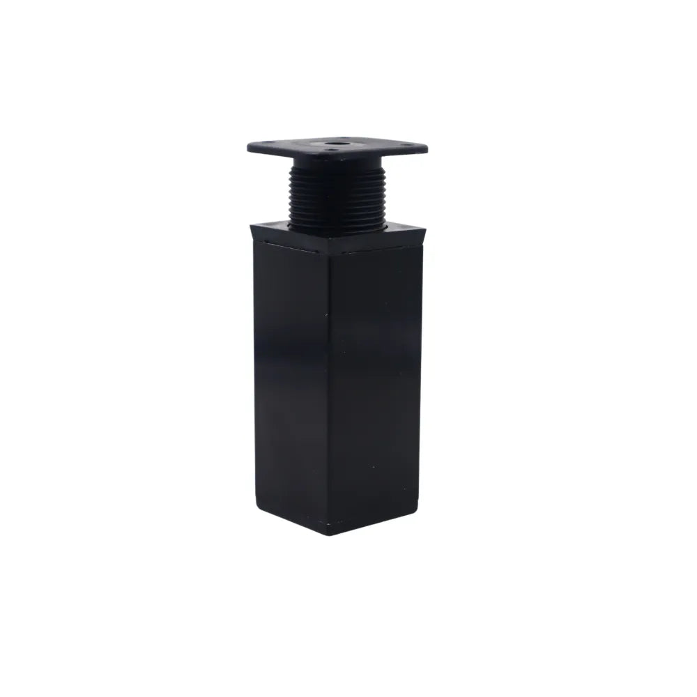 Square Furniture Legs 1-9/16 x 1-9/16 inch (40 x 40 mm) - 4 inch (100 mm) - Black