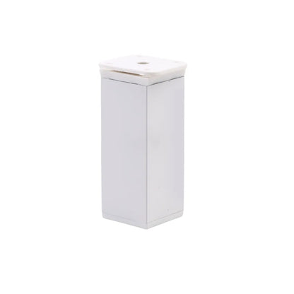 Square Furniture Legs 1-9/16 x 1-9/16 inch (40x40 mm) - 3-15/16 inch (100 mm) - White