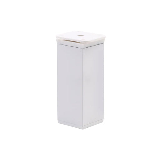 Square Furniture Legs 1-9/16 x 1-9/16 inch (40x40 mm) - 3-15/16 inch (100 mm) - White