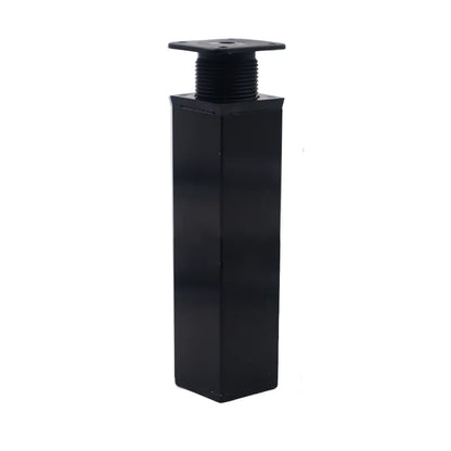 Square Furniture Legs 1-9/16 x 1-9/16 inch (40x40 mm) - 5-7/8 inch (150 mm) - Black