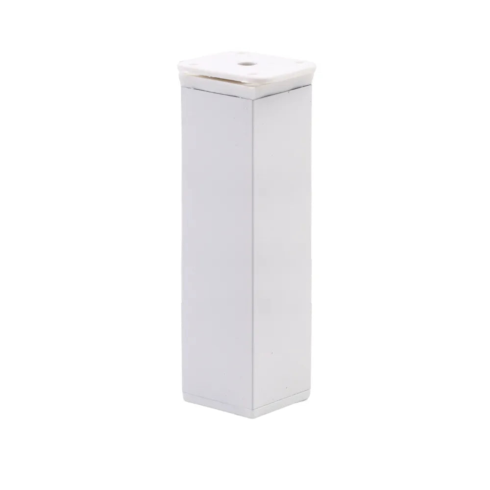 Square Furniture Legs 1-9/16 x 1-9/16 inch (40x40 mm) - 6 inch (150 mm) - White