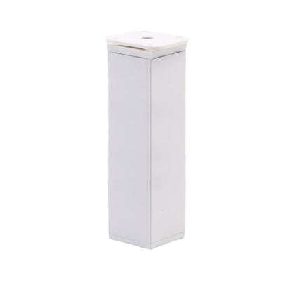 Square Furniture Legs 1-9/16 x 1-9/16 inch (40x40 mm) - 6 inch (150 mm) - White