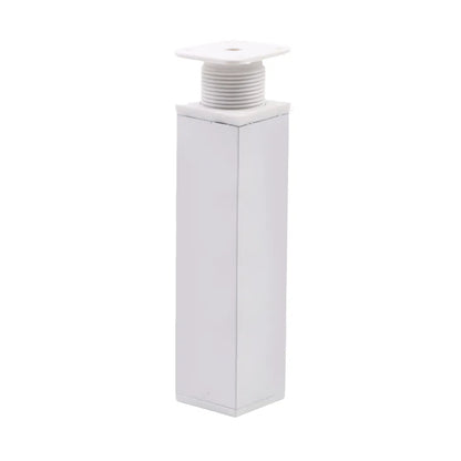 Square Furniture Legs 1-9/16 x 1-9/16 inch (40x40 mm) - 6 inch (150 mm) - White