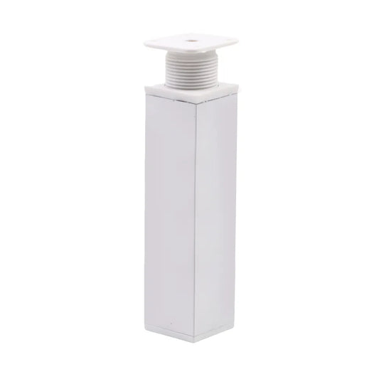Square Furniture Legs 1-9/16 x 1-9/16 inch (40x40 mm) - 6 inch (150 mm) - White