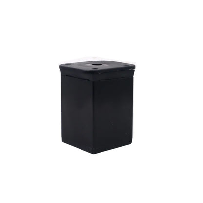 Square Furniture Legs 1-9/16 x 1-9/16 inch (40x40 mm) - 2-3/8 inch (60 mm) - Black