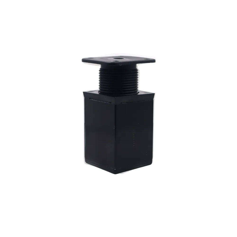 Square Furniture Legs 1-9/16 x 1-9/16 inch (40x40 mm) - 2-3/8 inch (60 mm) - Black