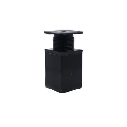 Square Furniture Legs 1-9/16 x 1-9/16 inch (40x40 mm) - 2-3/8 inch (60 mm) - Black