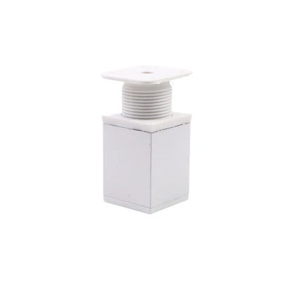 Square Furniture Legs 1-9/16 x 1-9/16 inch (40 x 40 mm) - 2-3/8 inch (60 mm) - White