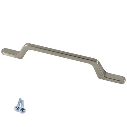 3.75 Inch Drawer Pull 96mm U098 - Brushed Steel