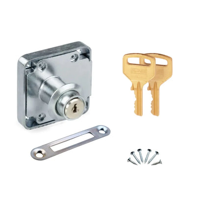 Cabinet & Drawer Lock 19/32 x 29/32 inch (15x23 mm)