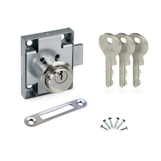 Cabinet & Drawer Lock 7/8 x 13/16 inch (22x21 mm)